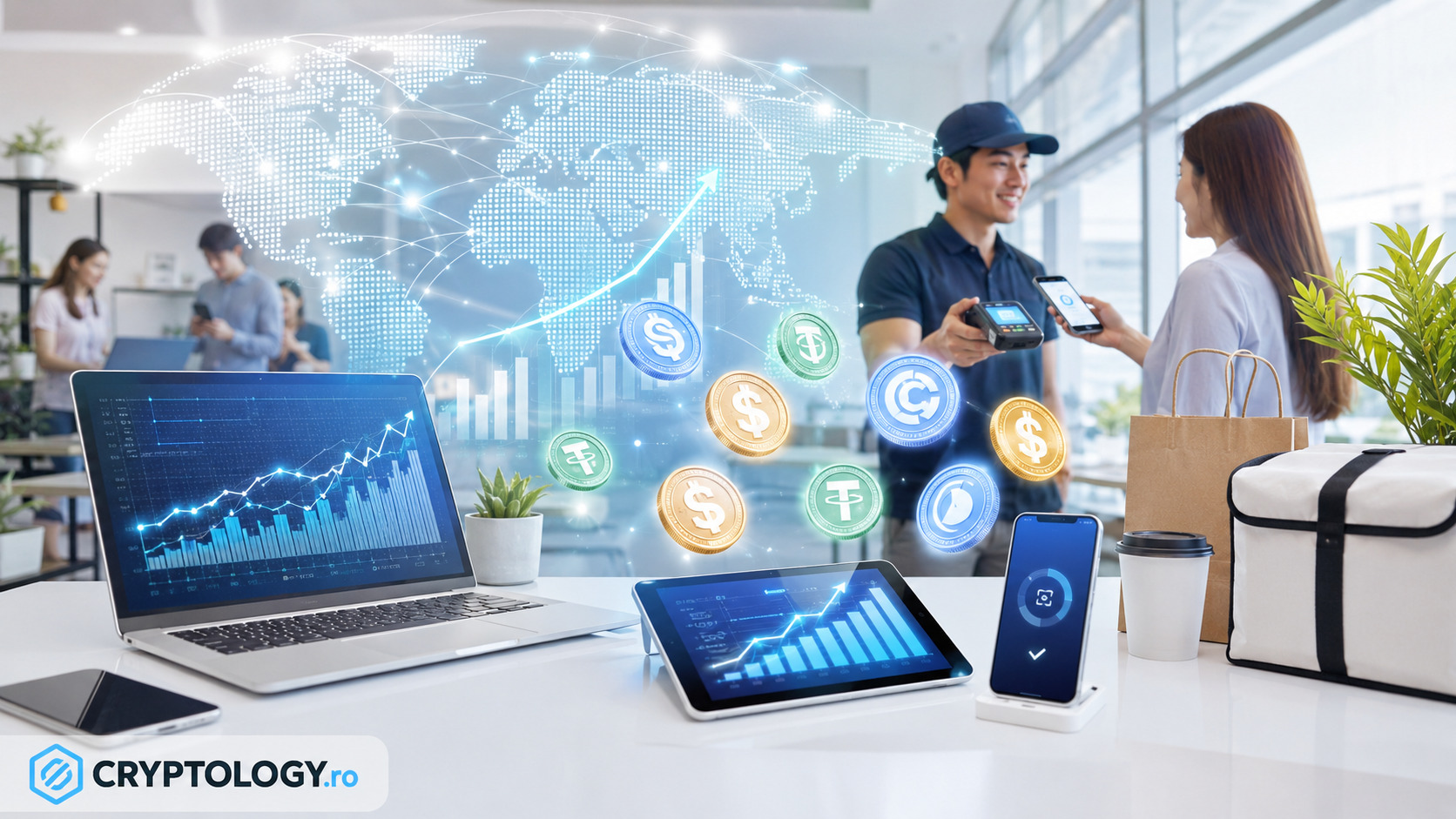 Stablecoins ar putea atinge 4 trilioane de dolari până în 2030, anticipează Bitwise
